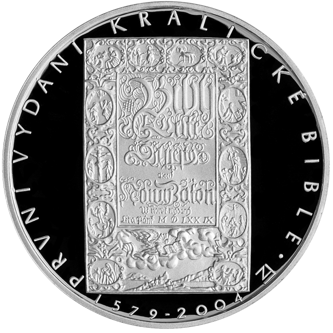 200 Kč - 425. výročí prvního vydání Kralické bible 2004