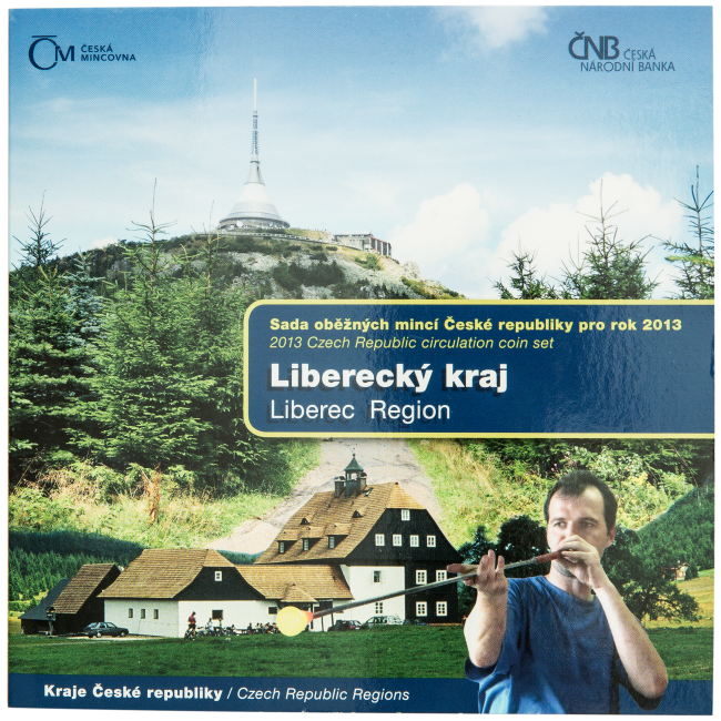 2013 - Sada oběžných mincí ČR - Liberecky kraj