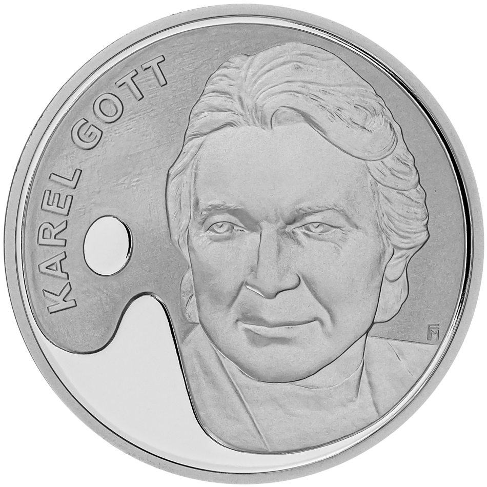 Stříbrná medaile Karel Gott - Malíř 2019