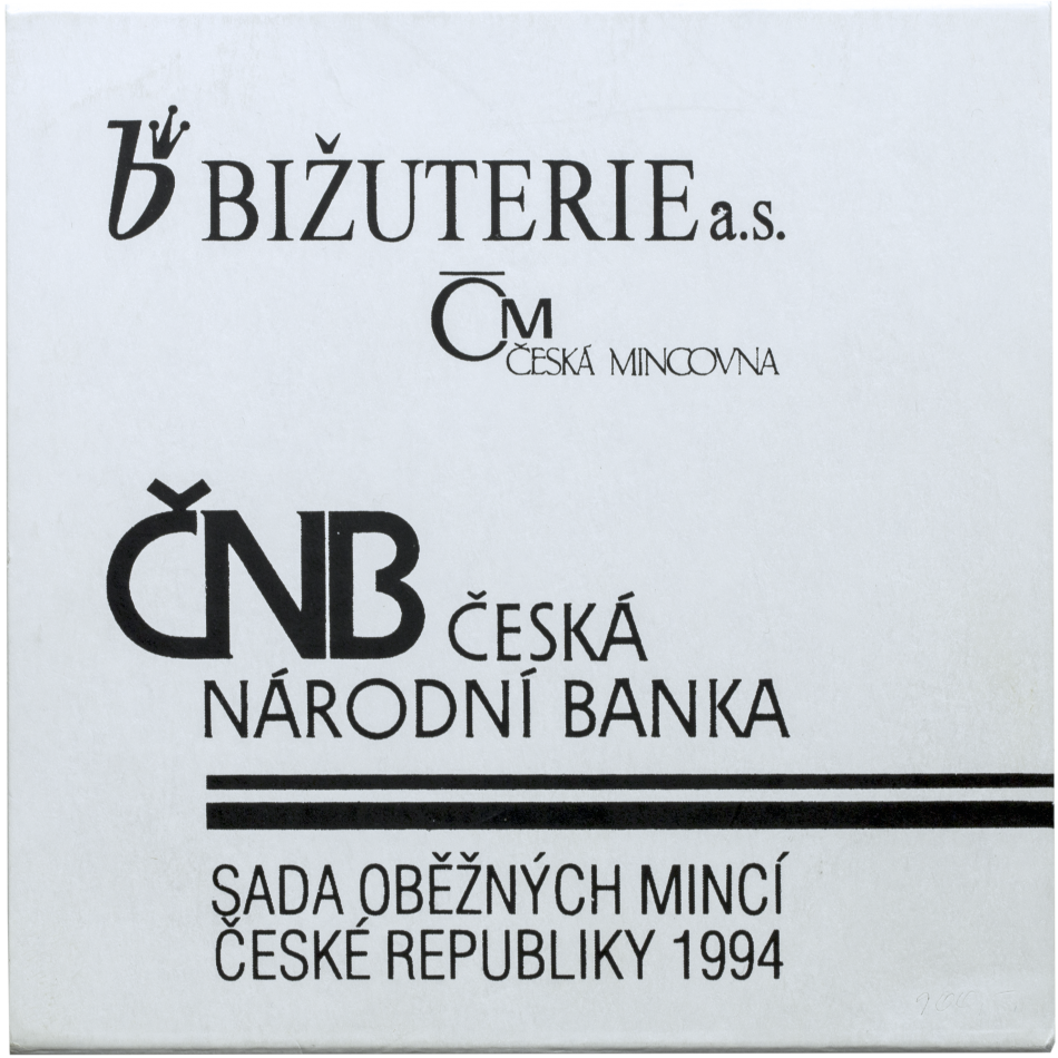 1994 - Sada oběžných mincí ČR
