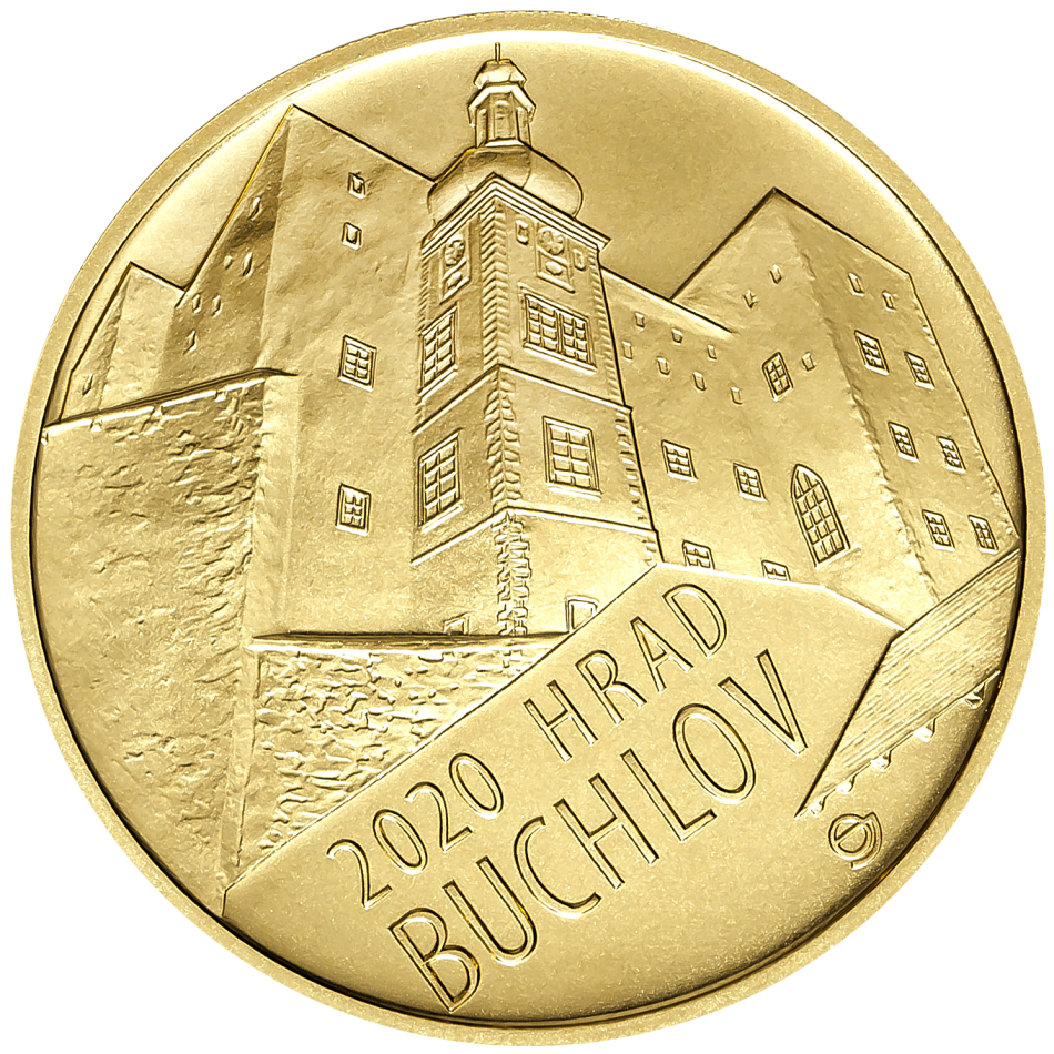 Zlatá mince 5.000 Kč - Buchlov 2020 - běžná kvalita