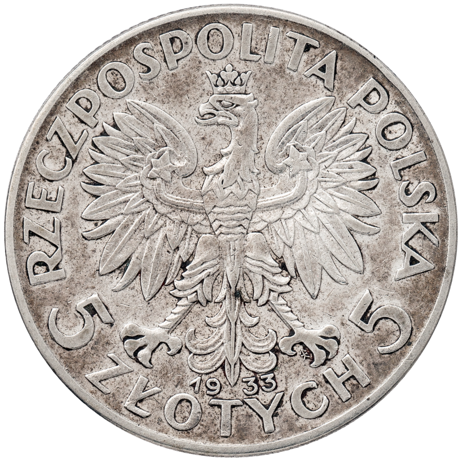 5 złotych Queen Jadwiga 1933