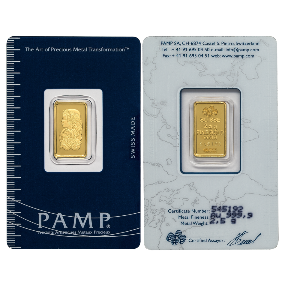 PAMP Fortuna 2,5 gramů Au