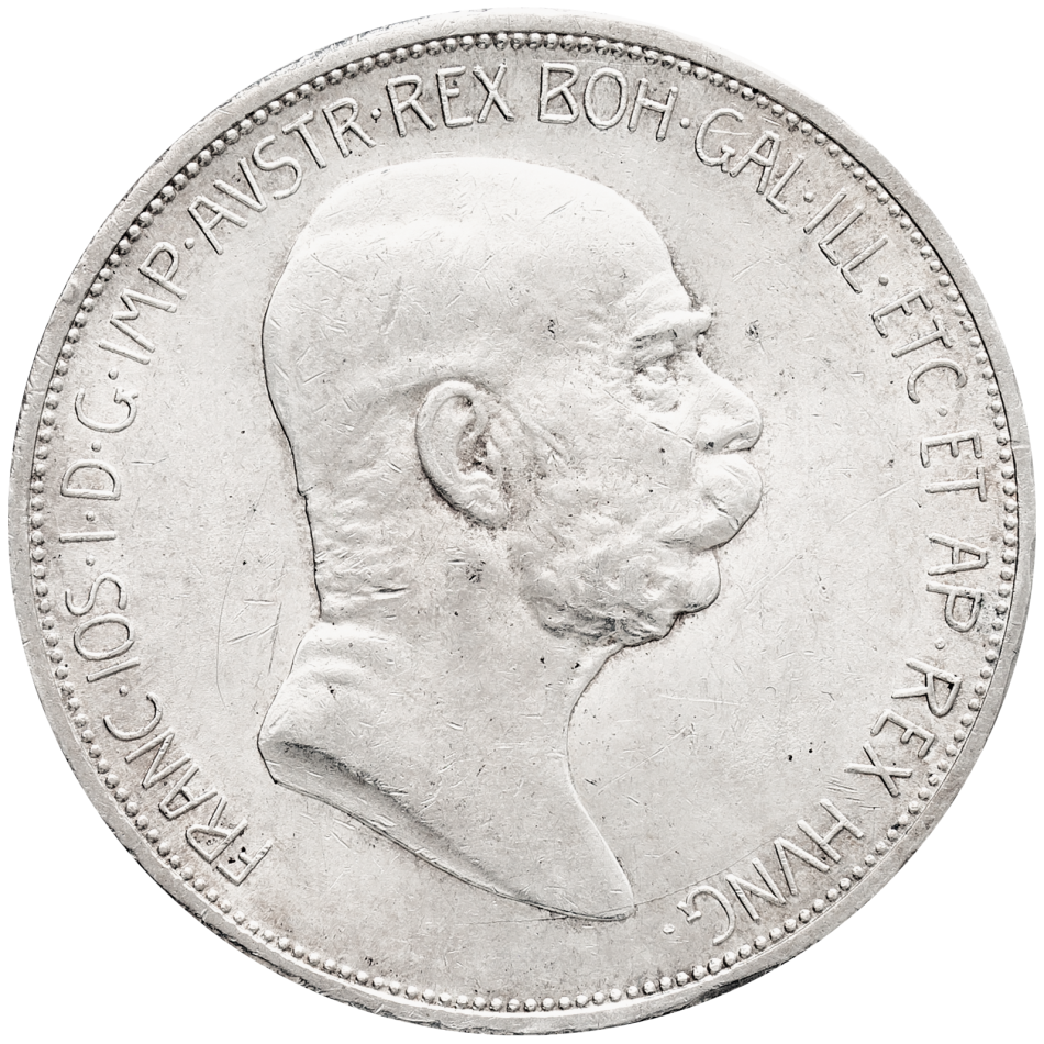 5 Koruna 1908 - jubilejní