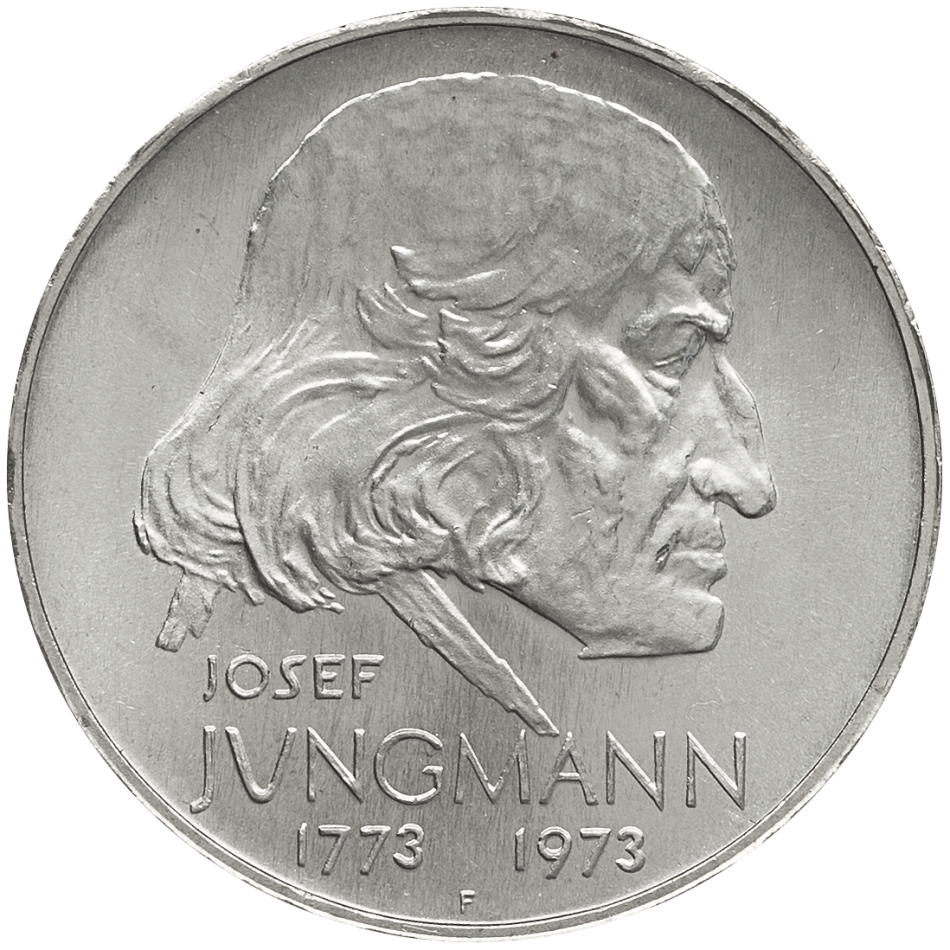 50 Kčs 200. výročí narození Josefa Jungmanna 1973