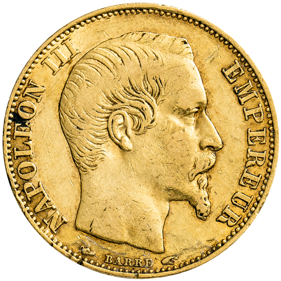 20 Frank 1854 Napoléon III.