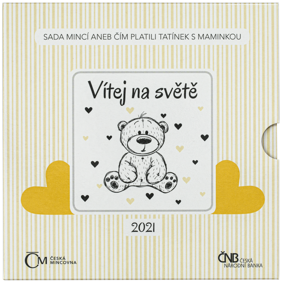 2021 - Sada oběžných mincí ČR - Narození dítěte