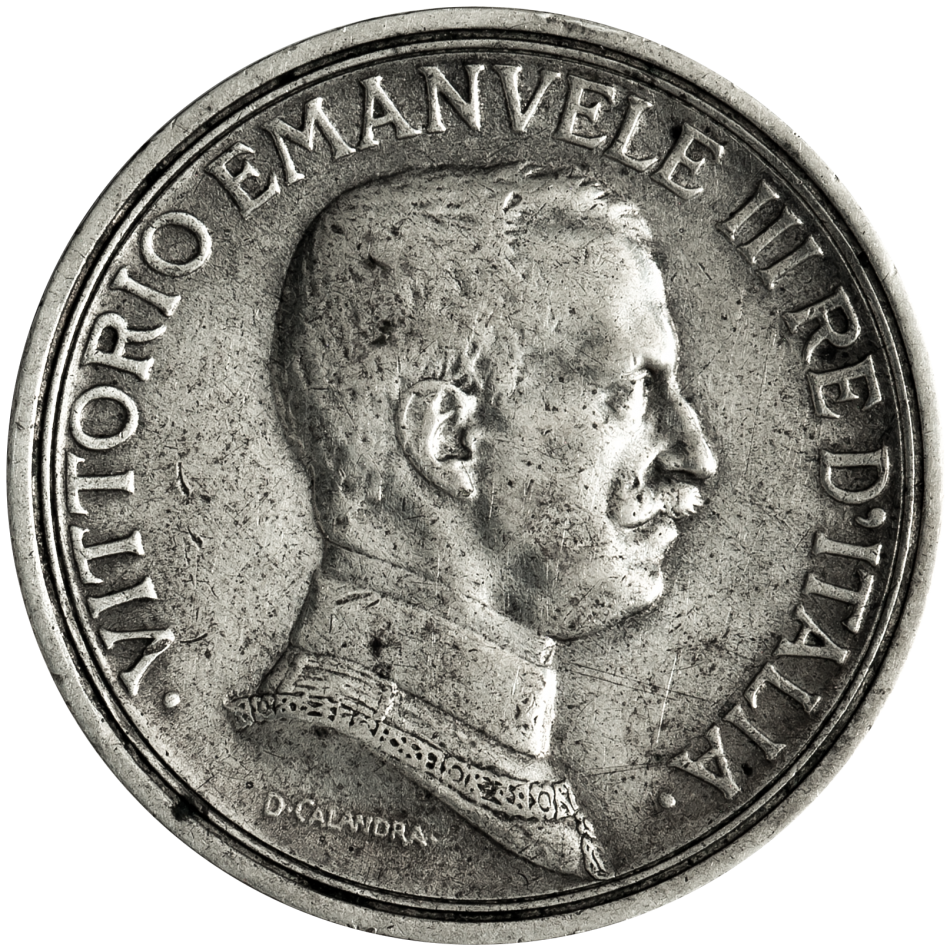 2 Liry 1917 - Vittorio Emanuele III.