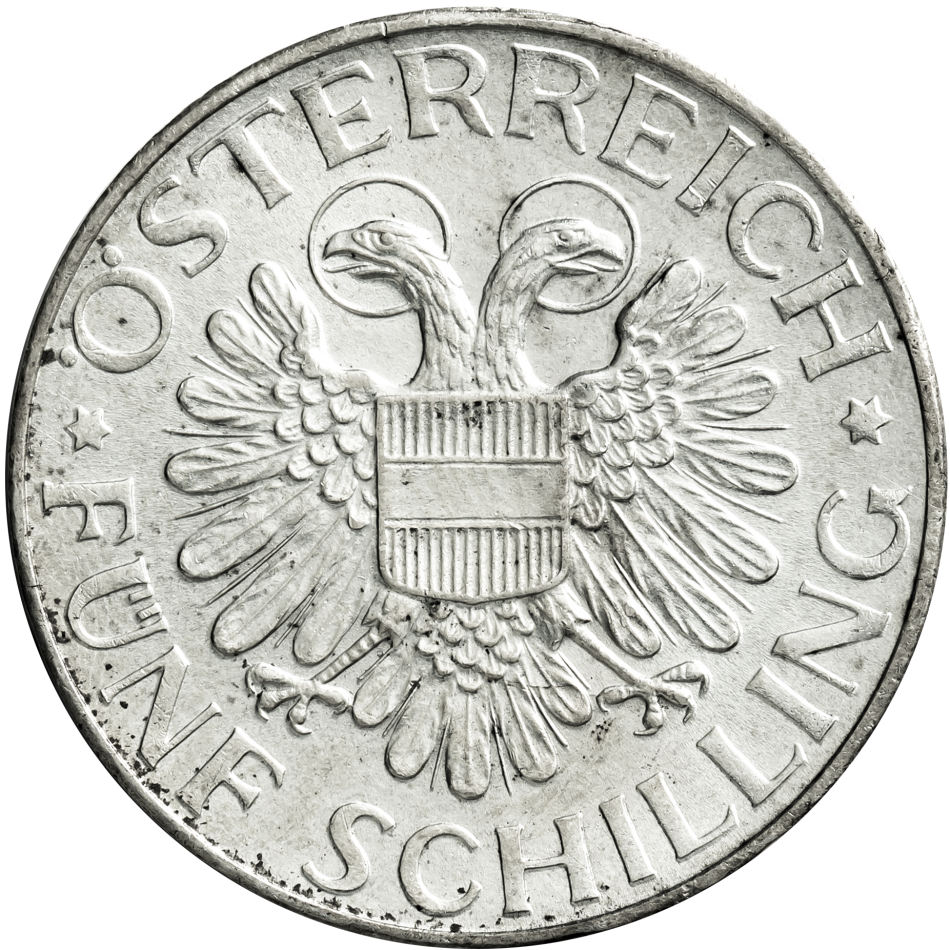 5 Schilling 1935 - Madona z Mariazell