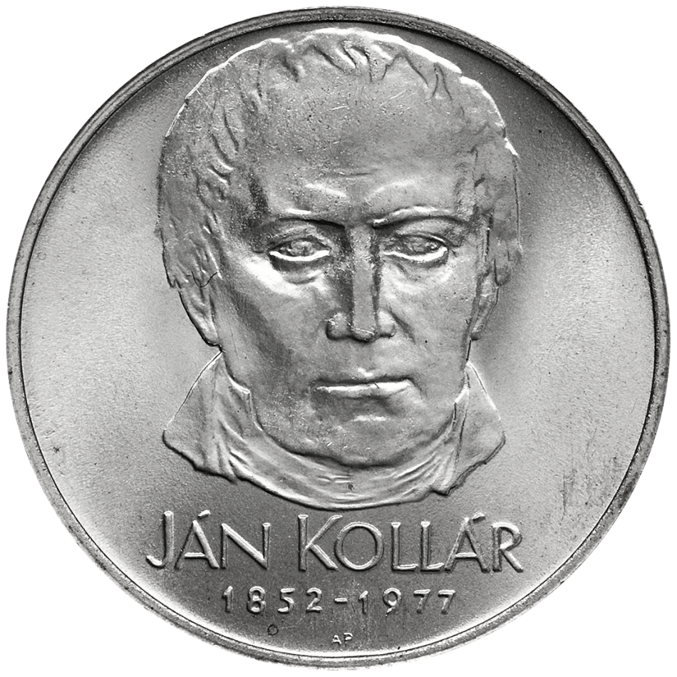 50 Kčs Stodvacáté výročí úmrtí Jána Kollára 1977