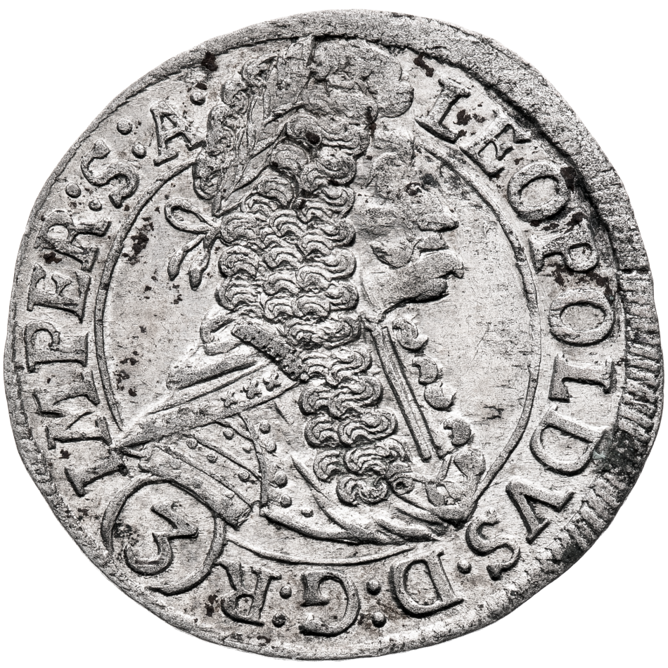 3 Krejcar 1697 - Praha - Leopold I.