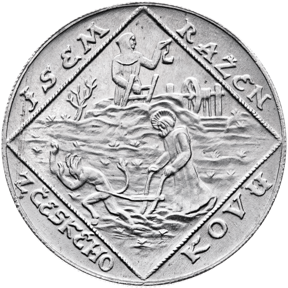 Medaile Jsem Ražen z Českého Kovu 1974 - Nikl