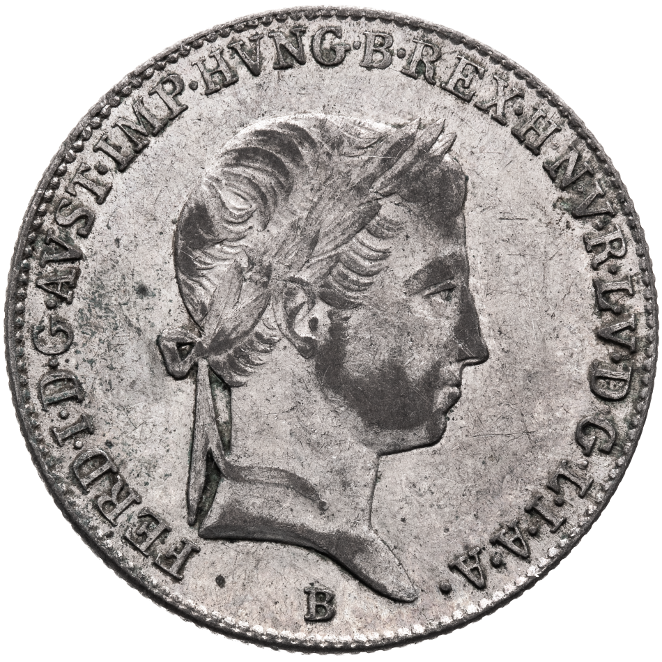 10 krejcar 1848 B - Ferdinand V.