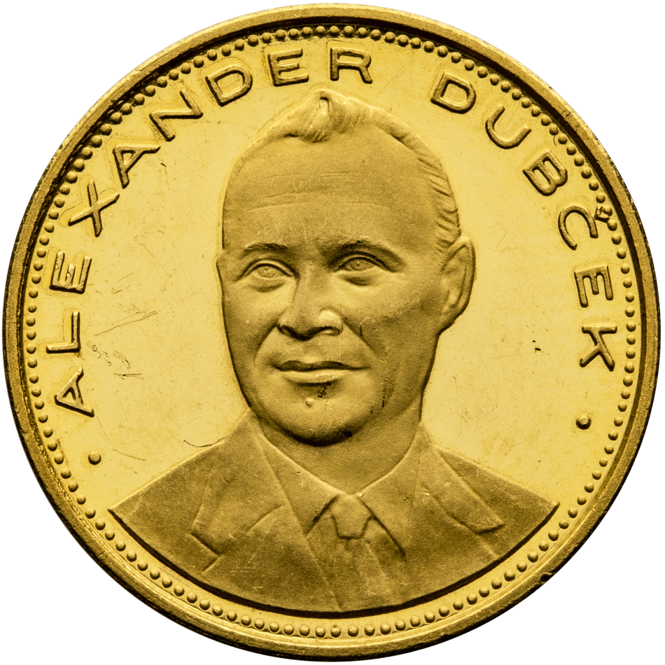 Zlatý dukát Alexander Dubček 1968