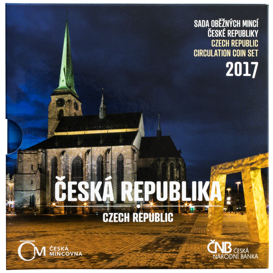 Sada oběžných mincí Česká republika 2017
