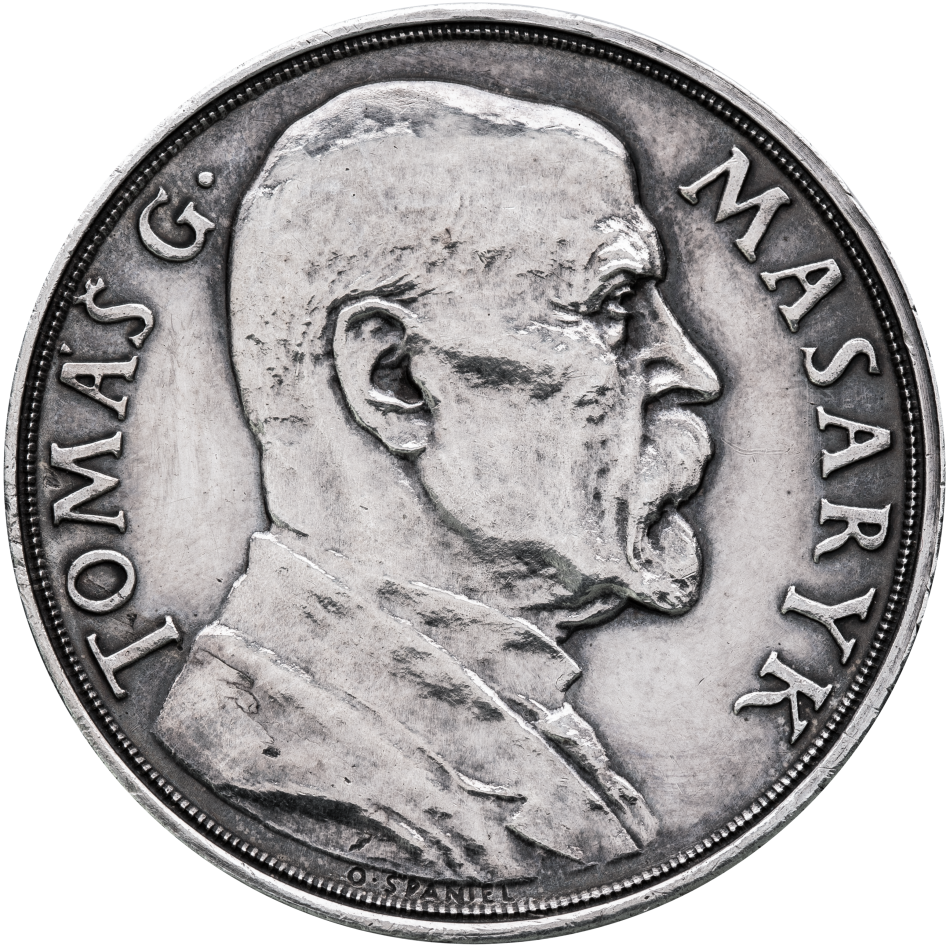 Stříbrná medaile k 85. narozeninám T.G. Masaryka - 1935 - 32 mm