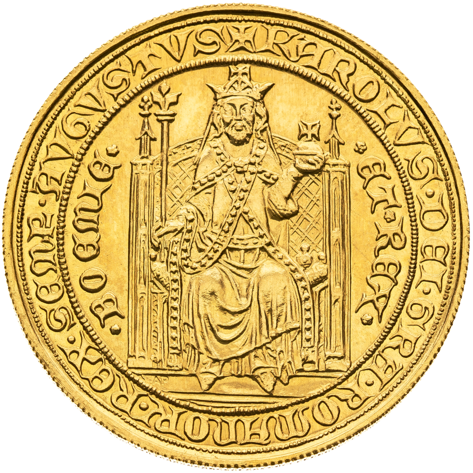 Zlatý 2 dukát Karel IV. 1978