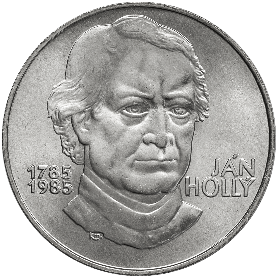 Pamětní stříbrná mince 100 Kčs Dvousté výročí narození Jána Hollého 1985