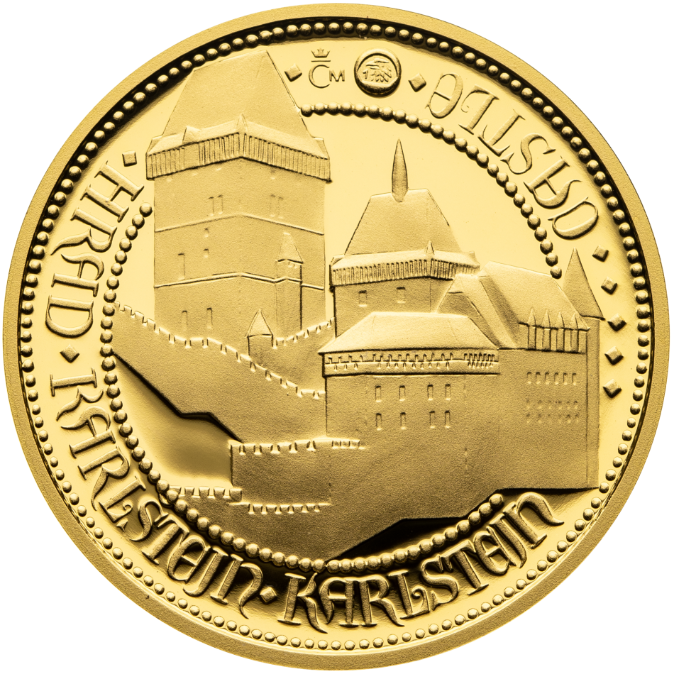 Zlatý dukát Doba Karla IV. - Karlštejn proof