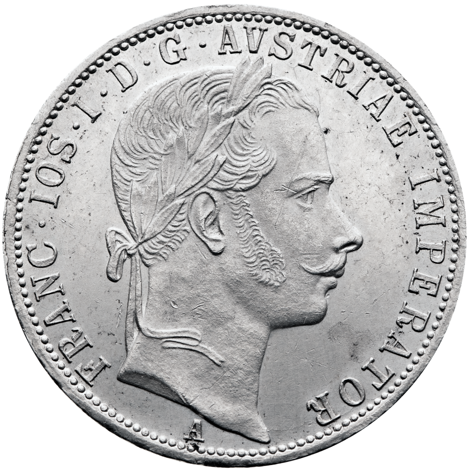 Stříbrná mince Zlatník 1862 A