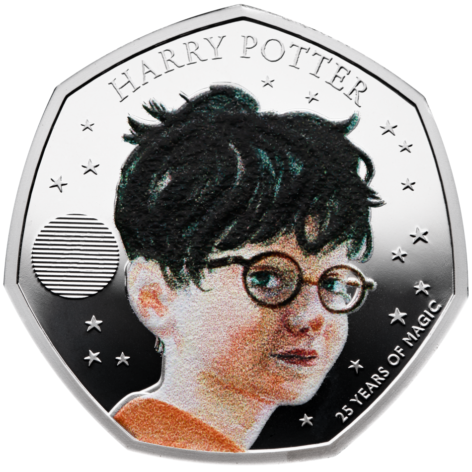 50p Harry Potter 25 Years Of Magic 2022 Ag Proof