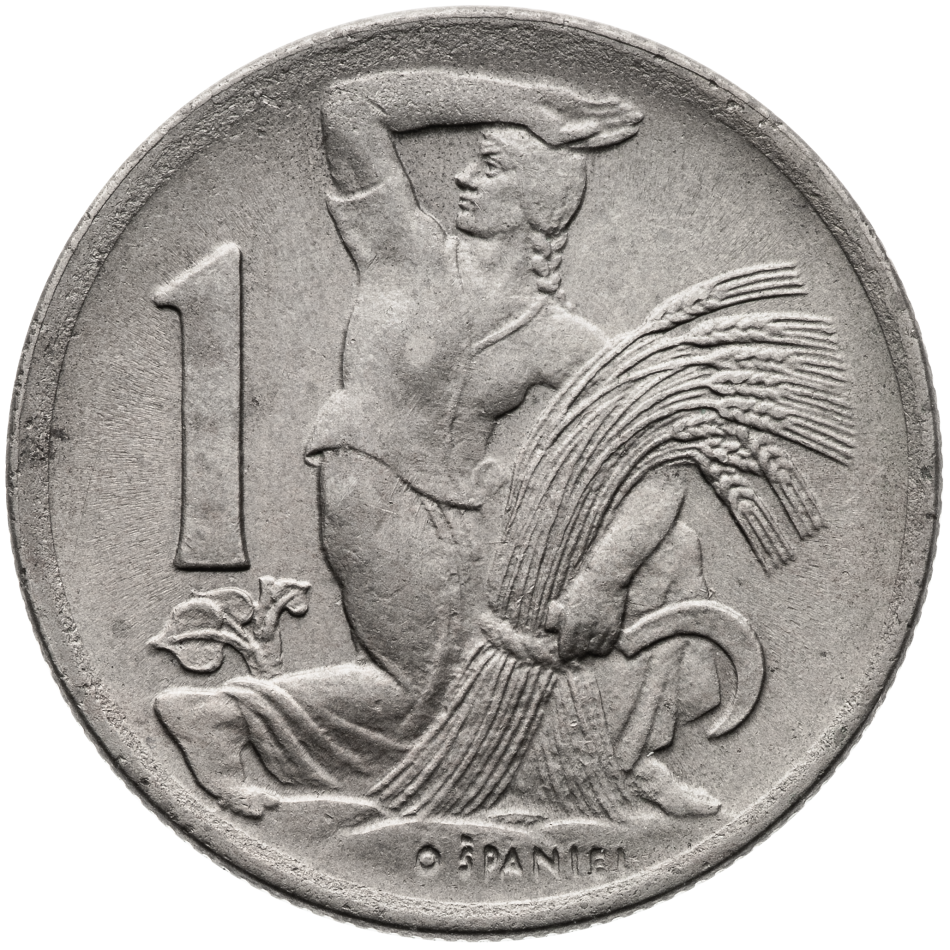 Mince 1 koruna 1947