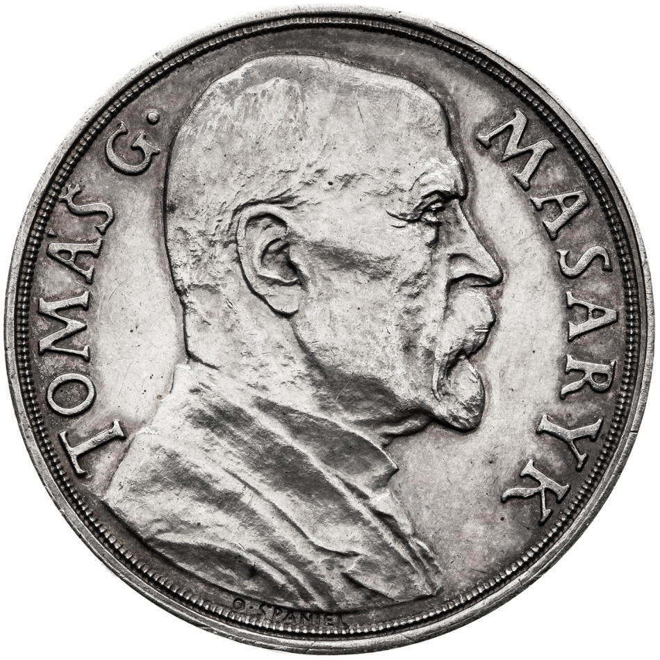 Stříbrná medaile k 85. narozeninám T.G. Masaryka - 1935 - 42 mm