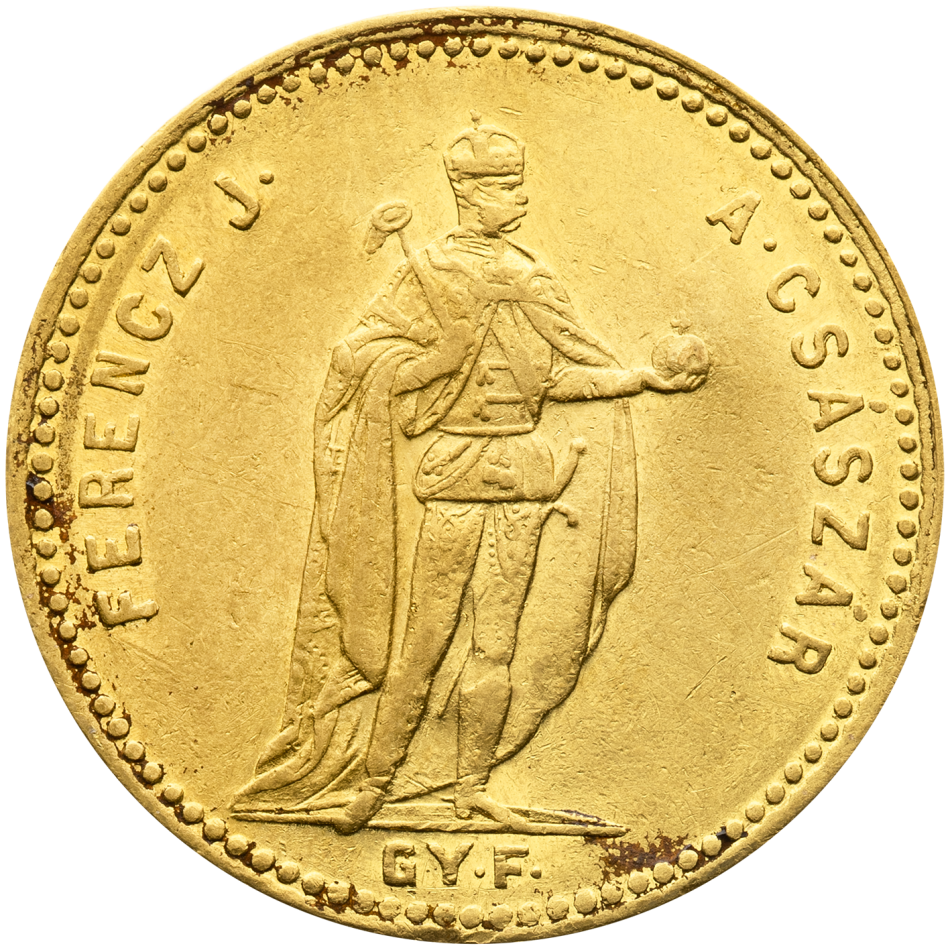Zlatá mince dukát 1869 GYF