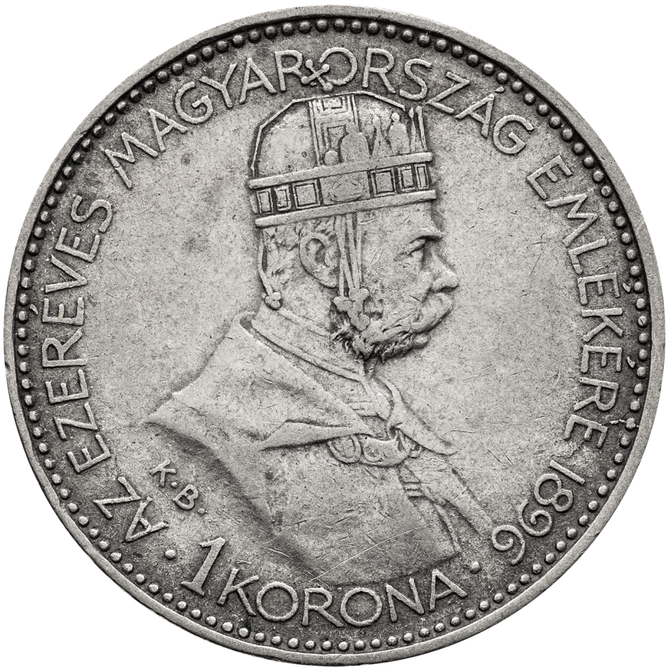 Koruna 1896 KB - příchod Maďarů