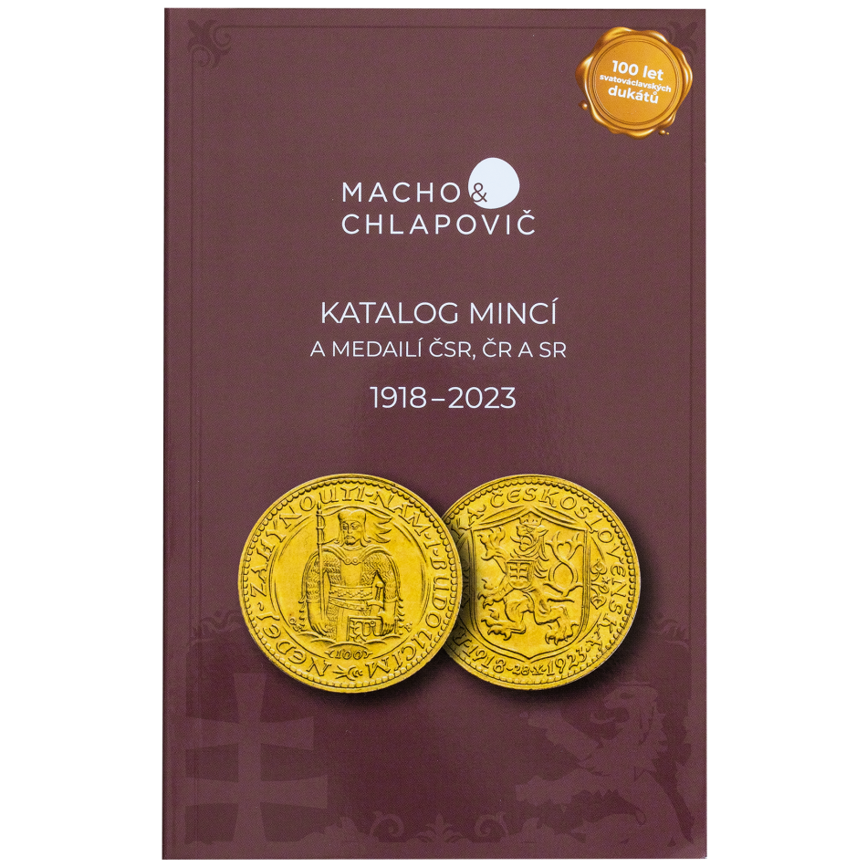 Katalog mincí a medailí Československa, České Republiky a Slovenské Republiky 1918 - 2023.