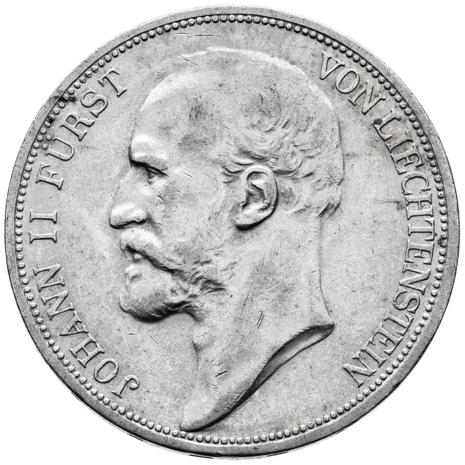 Stříbrná mince 2 Kronen 1912 - Johann II.
