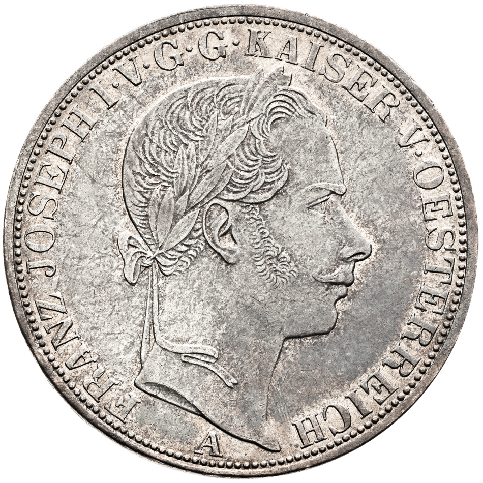 Stříbrná mince Rakousko Uhersko, spolkový tolar 1859 A, František Josef I.