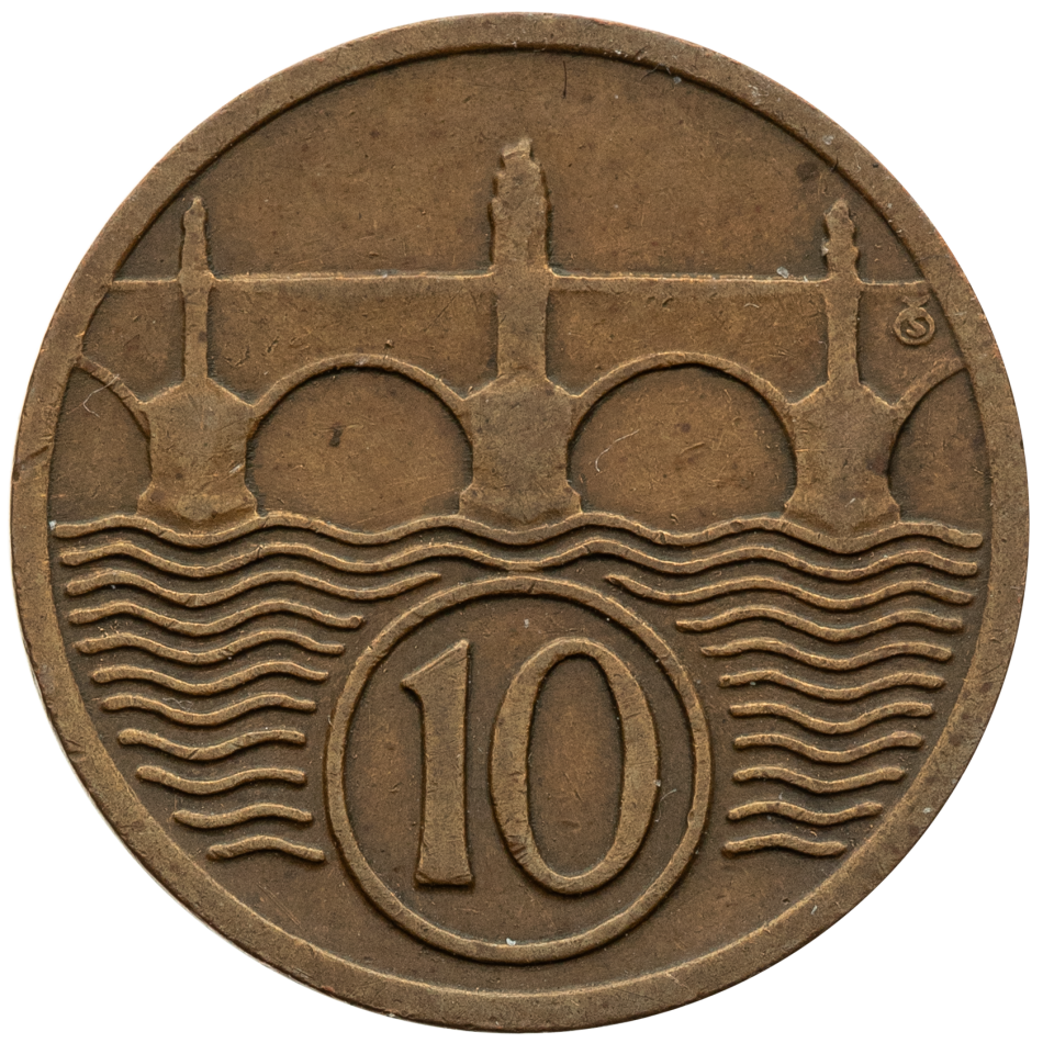 Mince 10 haléř 1929