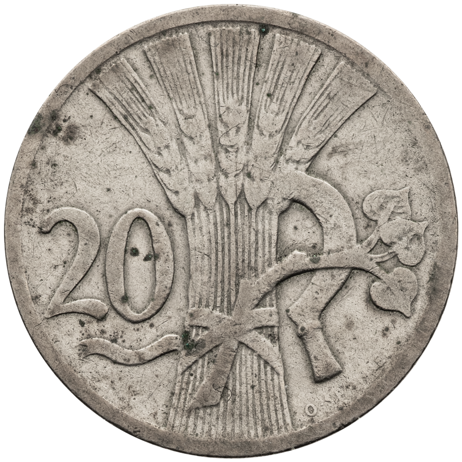 Mince 20 haléř 1925