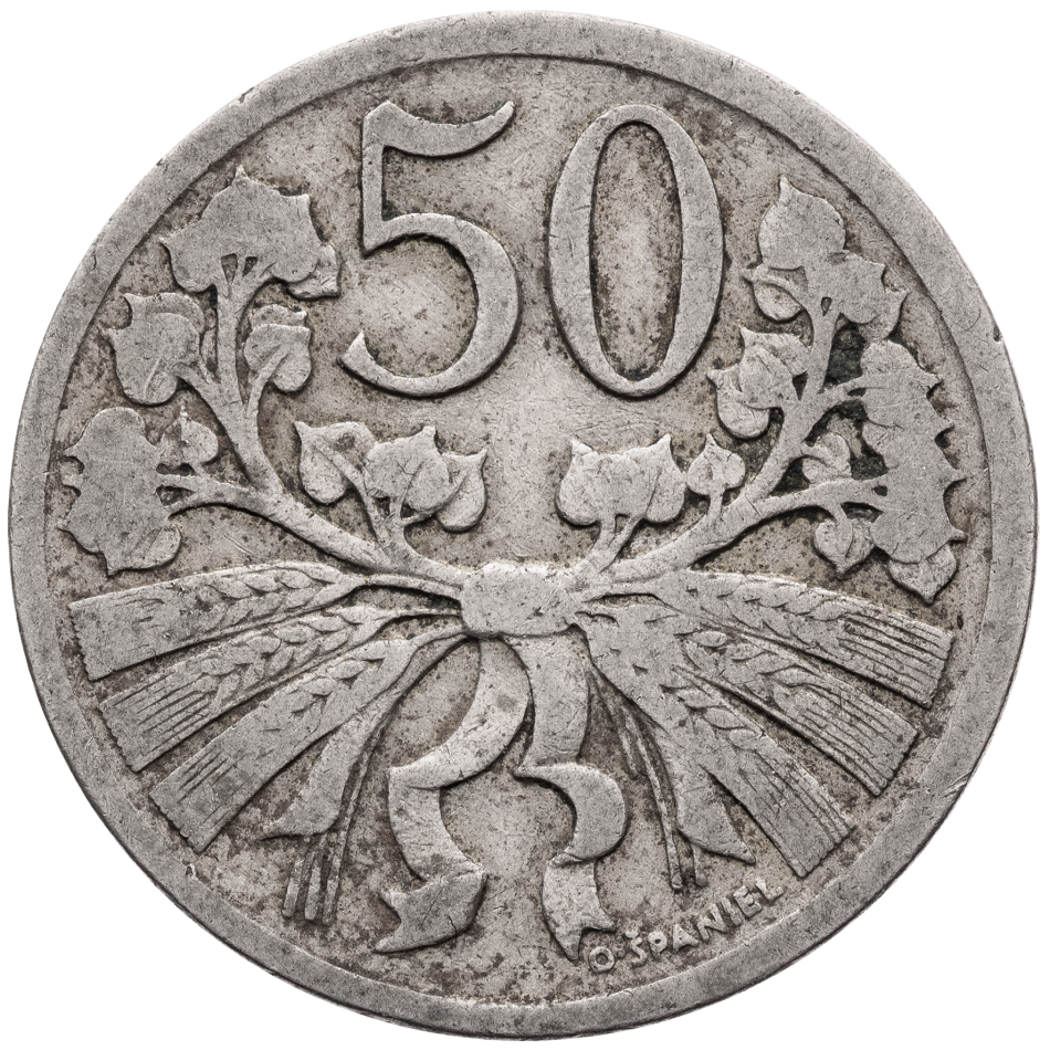 Mince 50 haléř 1925