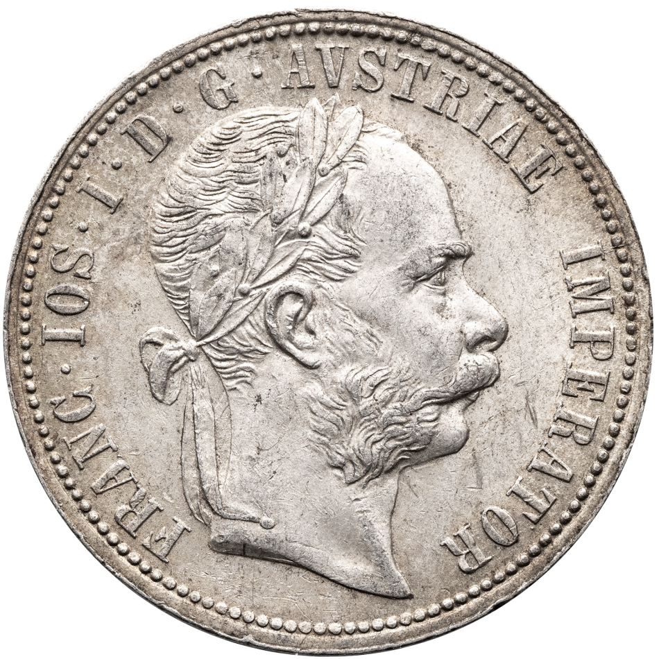 Stříbrná mince Zlatník 1873