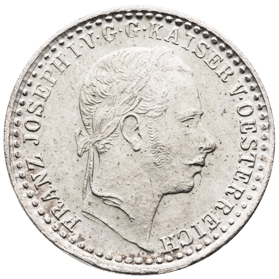 Stříbrná mince 5 krejcar 1859 M – František Josef I.