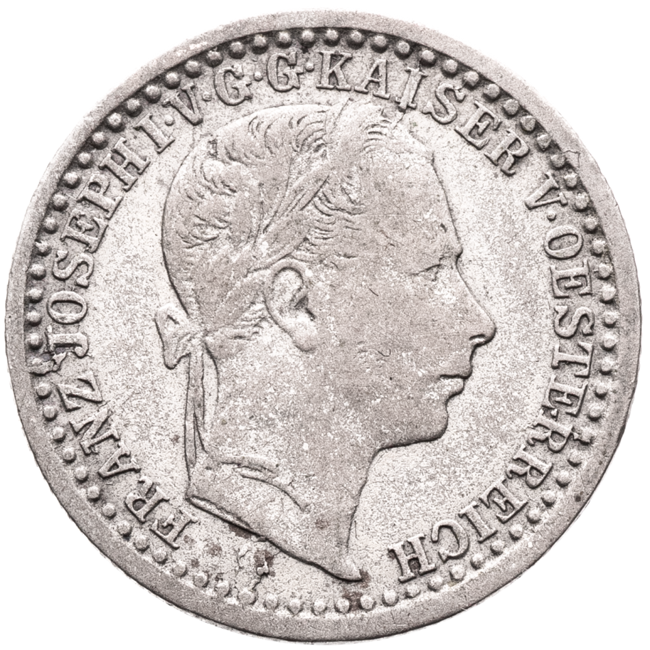 Stříbrná mince 5 krejcar 1863 A – František Josef I.