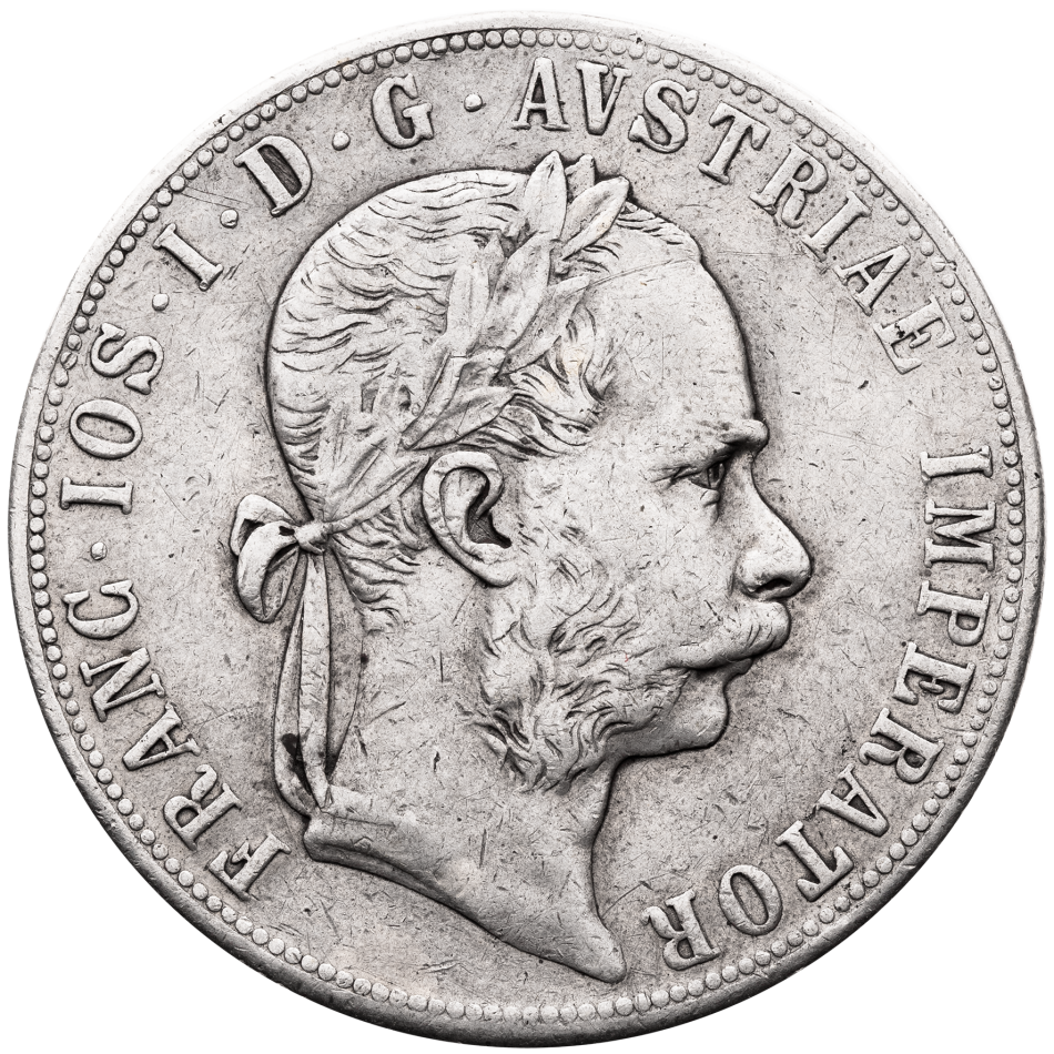 Stříbrná mince 2 Zlatník 1882 – František Josef I., Vídeň