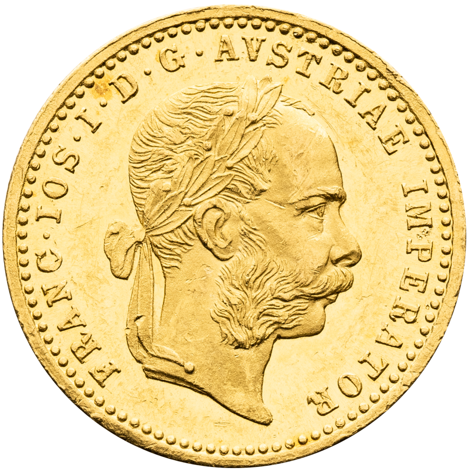 Zlatý dukát 1890 – František Josef I., Vídeň