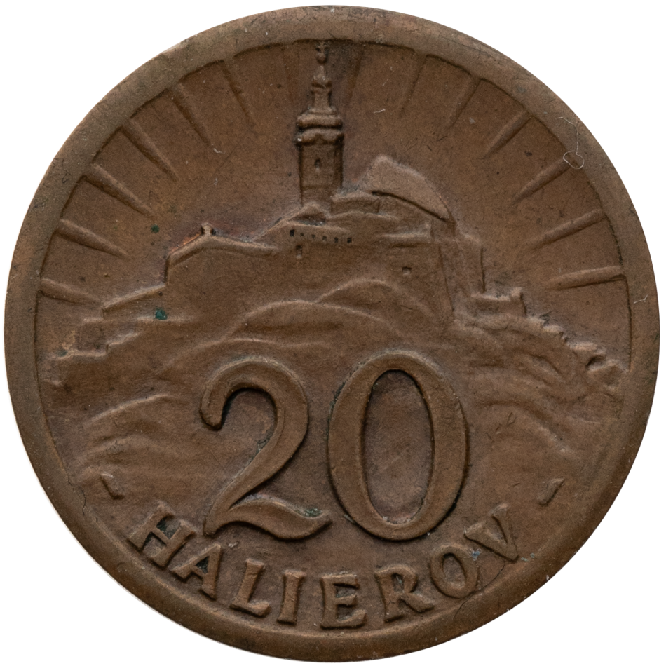 Mince 20 haléř 1942