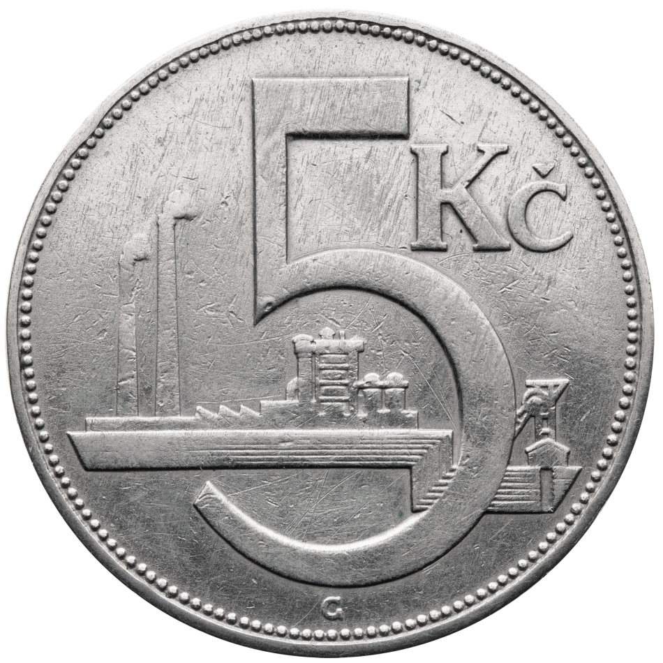 Mince 5 Korun 1927