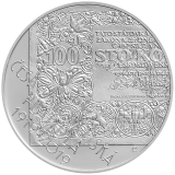 500 Kč - 100. výročí Zahájení vydávání československých platidel 2019