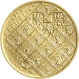 Zlatá mince 5.000 Kč Hrad Pernštejn 2017
