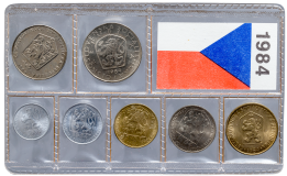 Sada oběžných mincí ČSSR - 1984 -