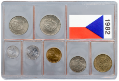 Sada oběžných mincí ČSSR - 1982 -