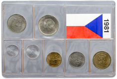 Sada oběžných mincí ČSSR - 1981 -