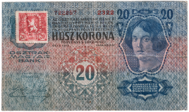 20 korun 1913 (kolek 1919)