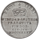 Stříbrný velký žeton 1835 - Ferdinand V.