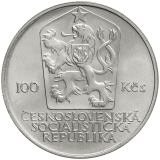 Pamětní stříbrná mince 100 Kčs 10. výročí konference v Helsinkách 1985